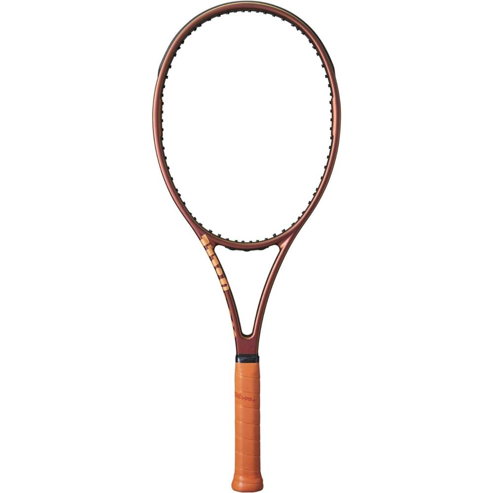 imageWilson Pro Staff 97L V14 Performance Tennis Rackets Strung with Sensation 16 Natural at Mid Range TensionGrip Size 4 4 12