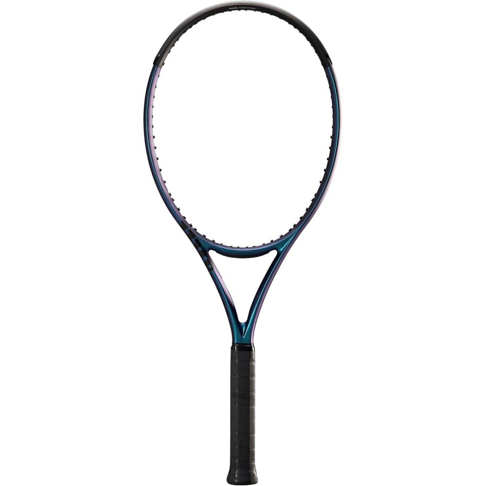 imageWilson Ultra 108 V40 Performance Tennis Rackets Strung with Sensation 16 Natural at Mid Range TensionGrip Size 4 4 12