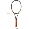 Wilson Pro Staff 97 V14 Performance Tennis Rackets, Strung with Sensation 16 Natural at Mid Range Tension(Grip Size 3 – 4 3/8″)