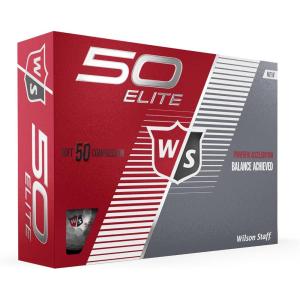 Wilson Staff Fifty Elite Golf Balls (One Dozen)