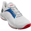 WILSON Hurakn 2.0 Men’s Padel Shoes(White/Deja Vu Blue/Wilson Red)