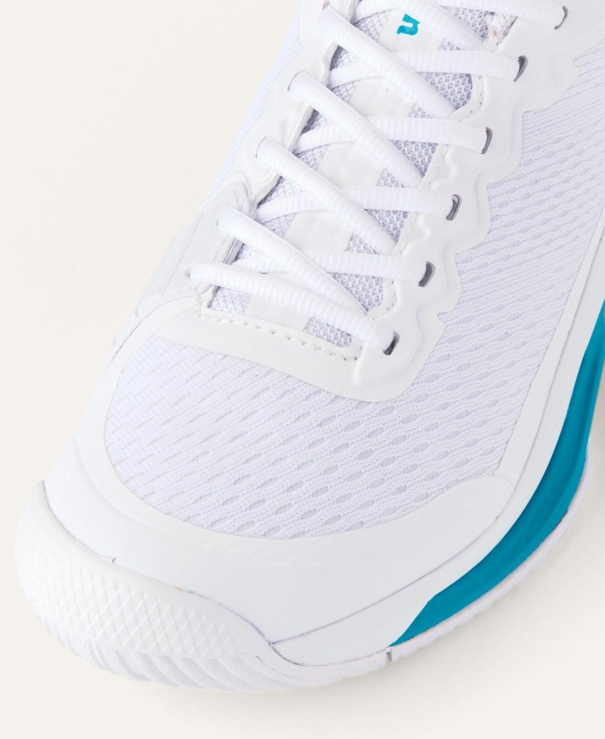 imageWilson Mens Rush Pro 45 Tennis ShoesWhiteAtomic Blue