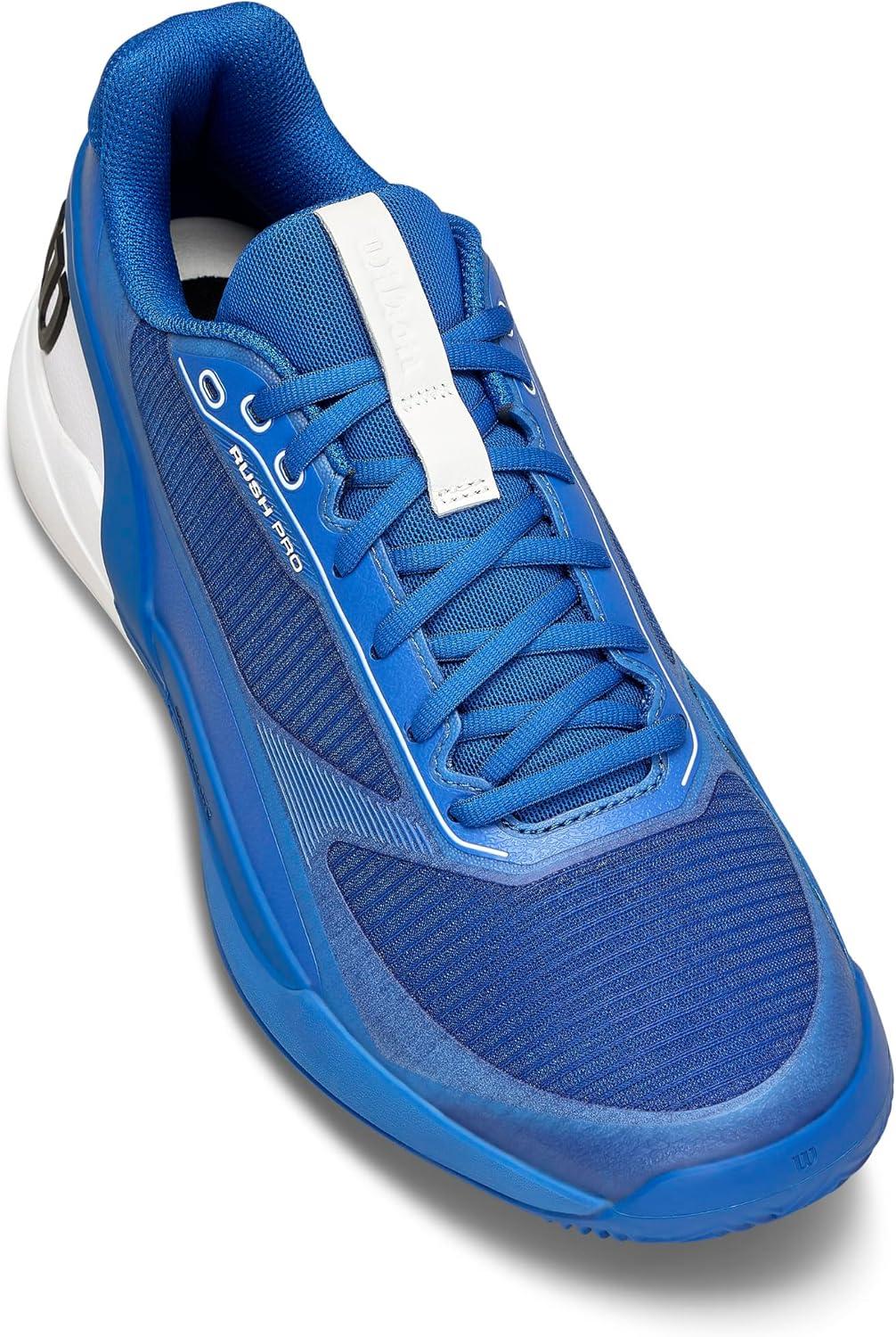 imageWilson Mens Rush Pro 5 Clay Mens Tennis ShoesDeja Vu BlueWhiteBlack