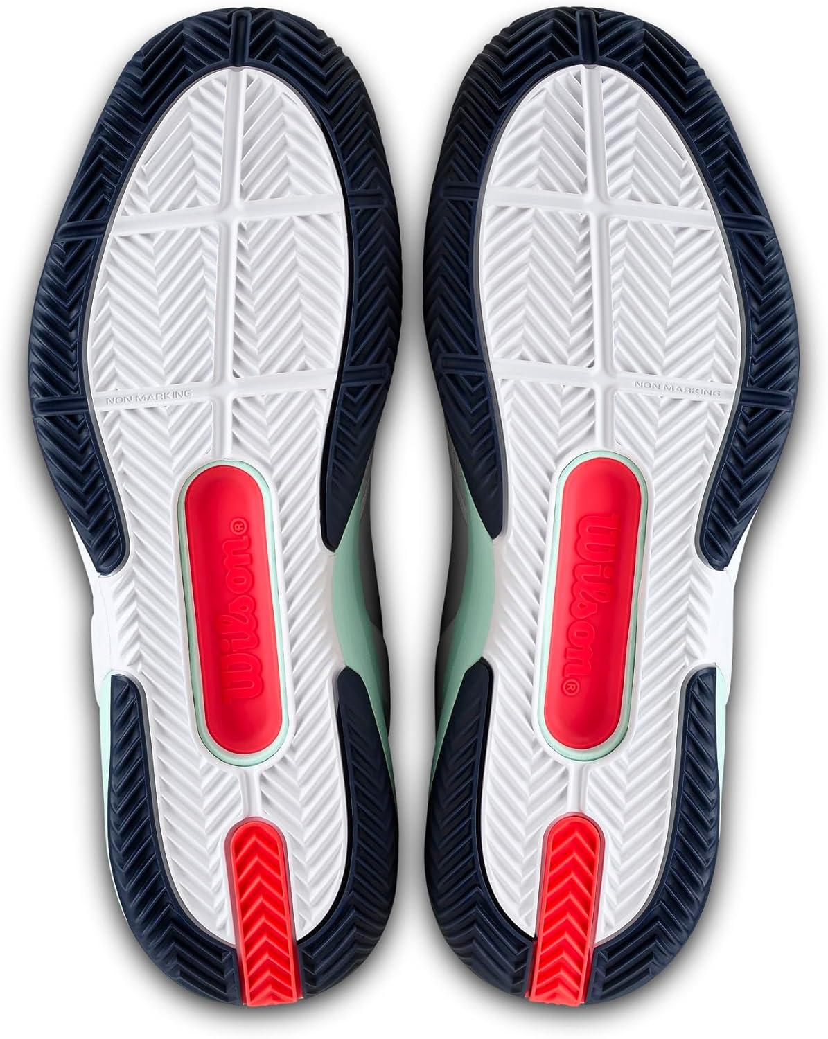 imageWilson Mens Rush Pro 5 Clay Mens Tennis ShoesWhiteBayFiery Coral