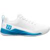 Wilson Men’s Rush Pro 4.5 Tennis Shoes(White/Atomic Blue)