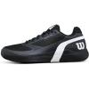 Wilson Mens Rush Pro 5 Clay Men’s Tennis Shoes(Black/White/Stormy Weather)