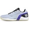 Wilson Mens Rush Pro 5 Clay Men’s Tennis Shoes(Gray Dawn/Black/Tender Yellow)