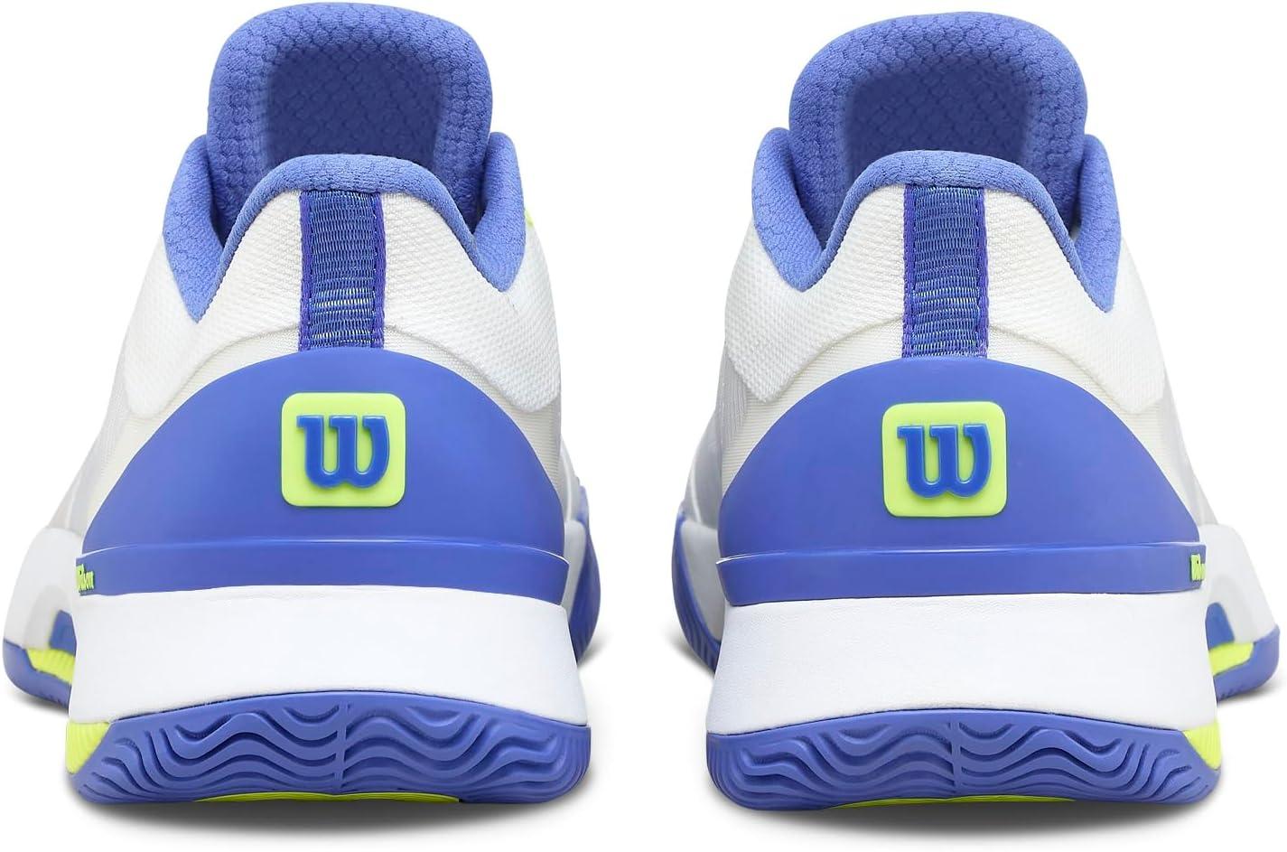 imageWILSON Intrigue Tour Womens Tennis ShoesWhiteAmparo BlueSafety Yellow