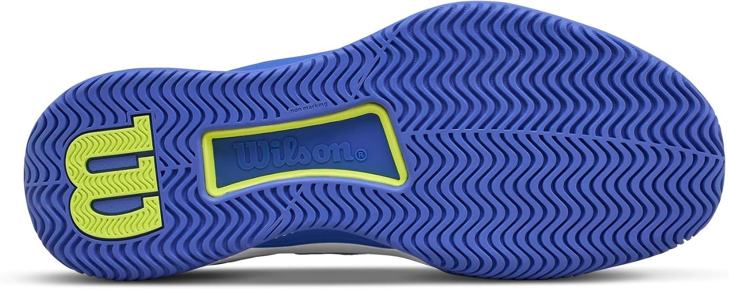 imageWILSON Intrigue Tour Womens Tennis ShoesWhiteAmparo BlueSafety Yellow