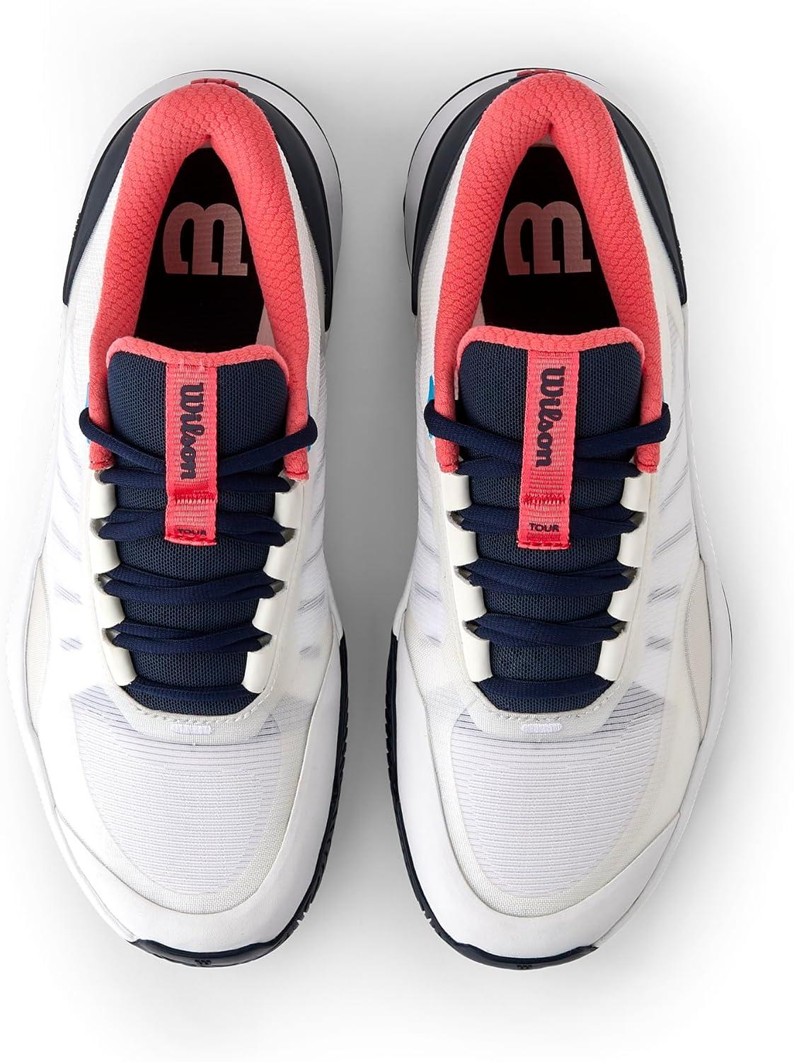 imageWILSON Intrigue Tour Womens Tennis ShoesWhiteNavy BlazerDubarry