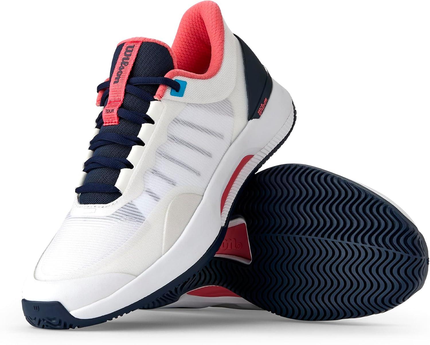 imageWILSON Intrigue Tour Womens Tennis ShoesWhiteNavy BlazerDubarry