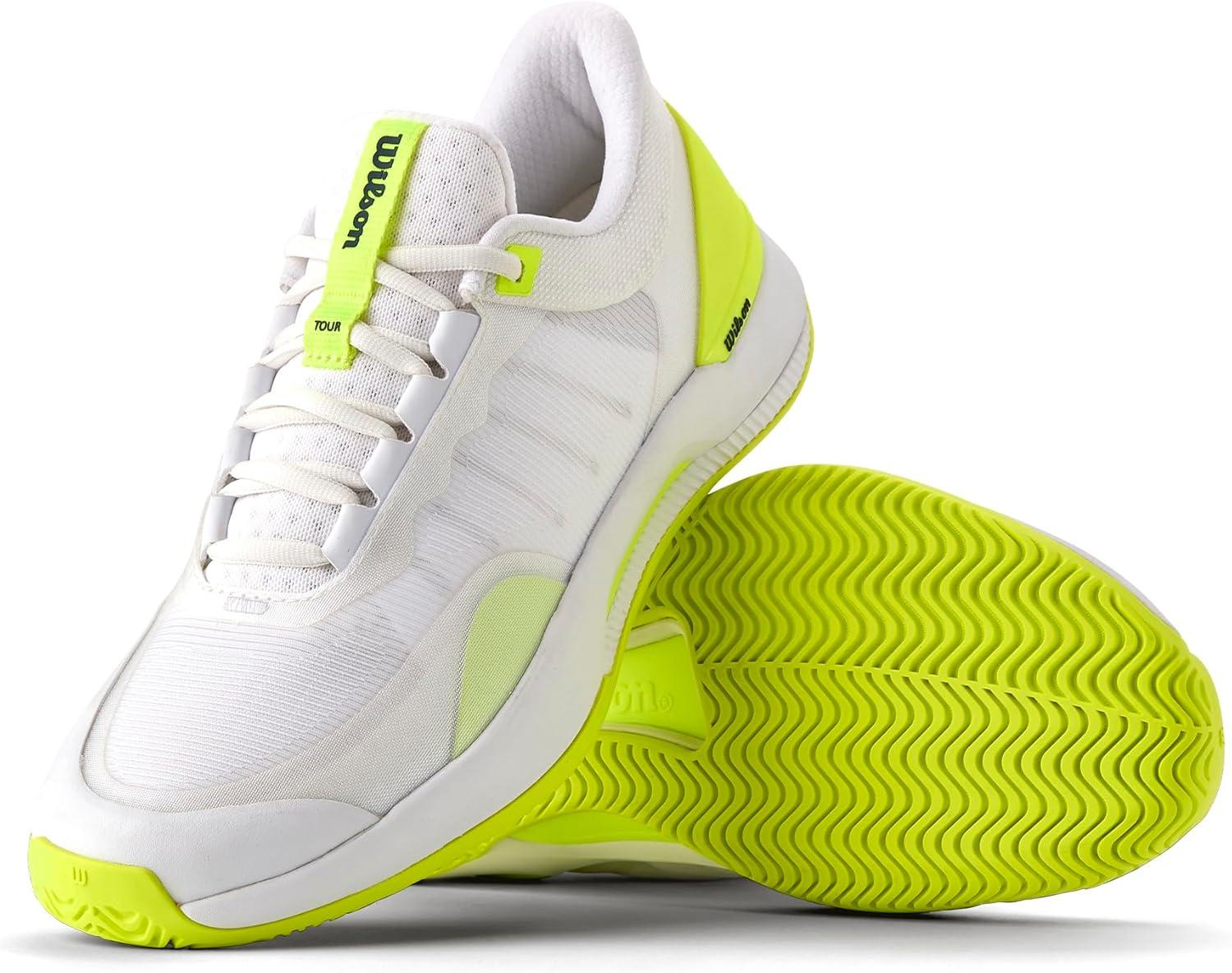 imageWILSON Intrigue Tour Womens Tennis ShoesWhiteSafety YellowNavy Blazer