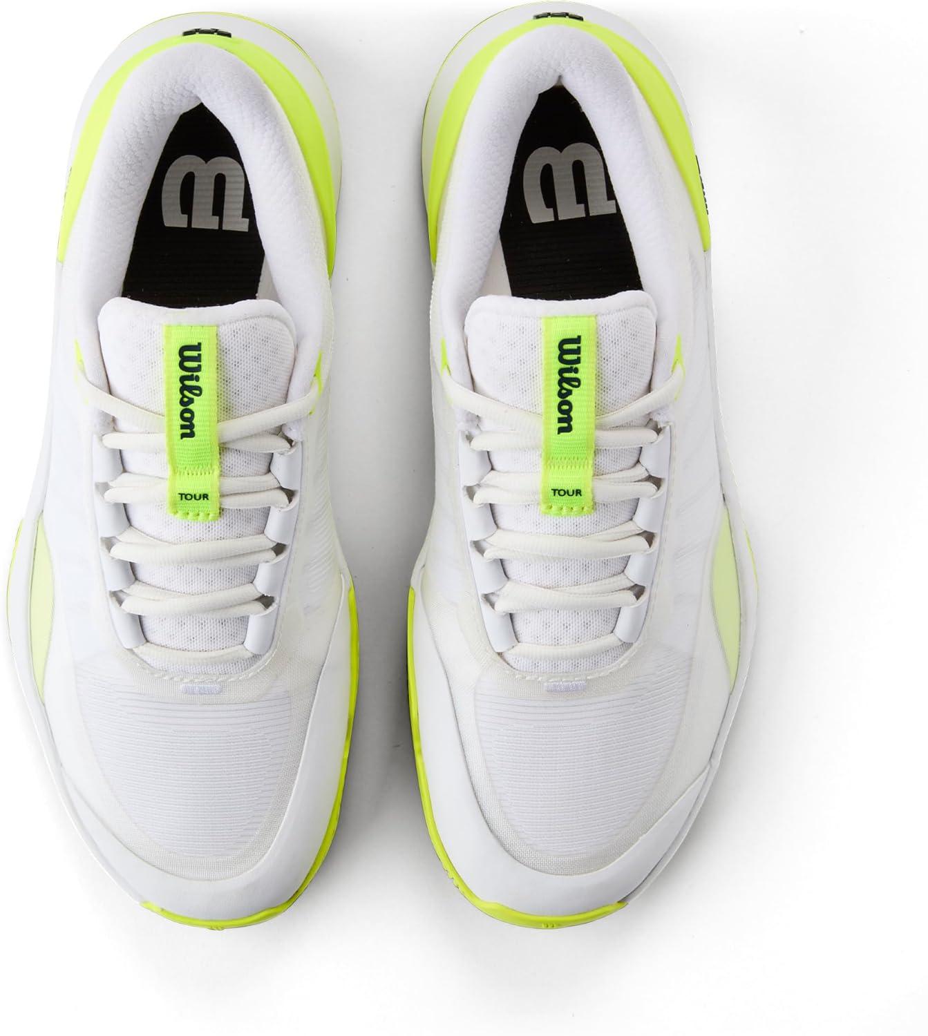 imageWILSON Intrigue Tour Womens Tennis ShoesWhiteSafety YellowNavy Blazer