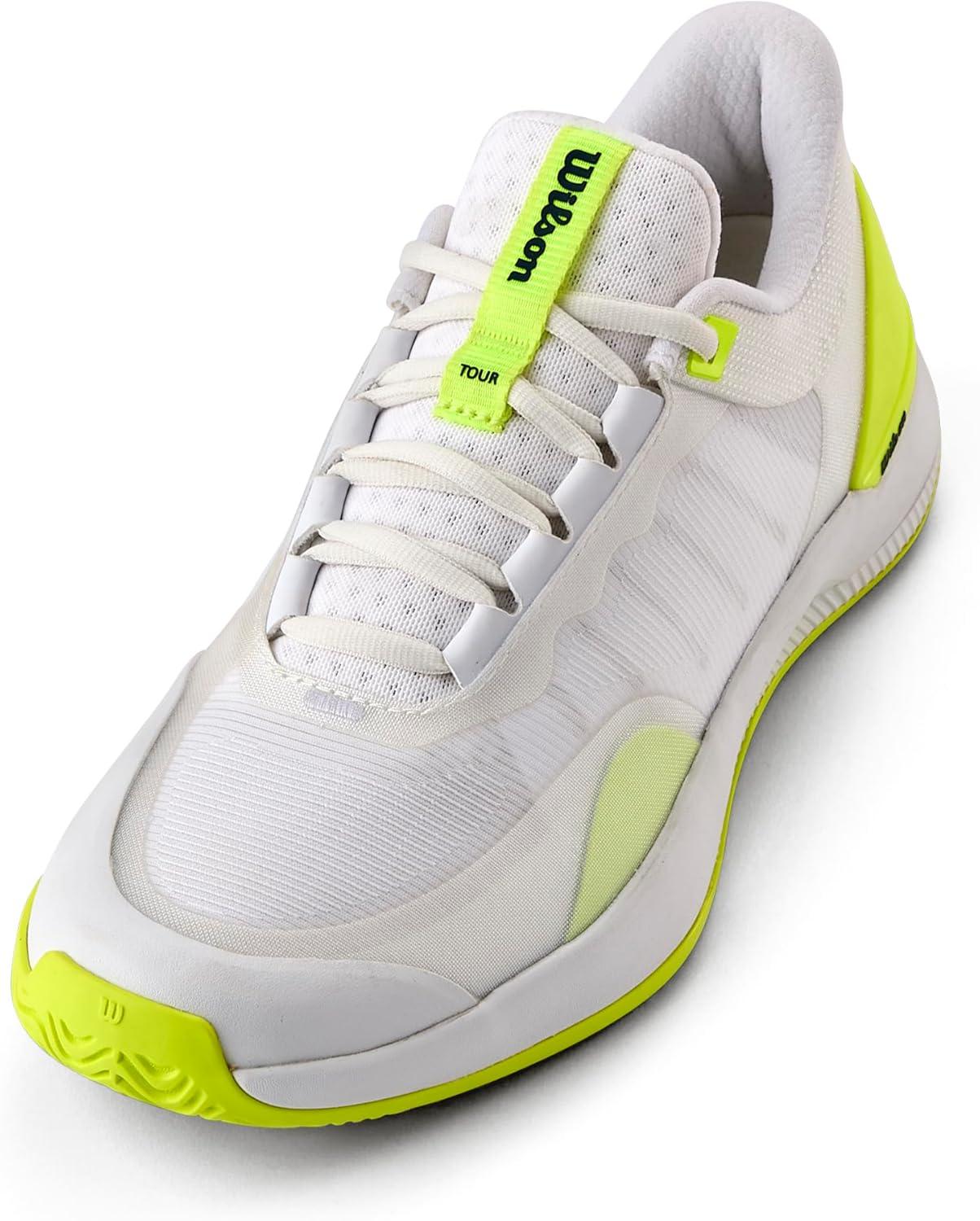 imageWILSON Intrigue Tour Womens Tennis ShoesWhiteSafety YellowNavy Blazer
