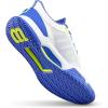 WILSON Intrigue Tour Women’s Tennis Shoes(White/Amparo Blue/Safety Yellow)