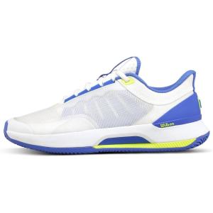 WILSON Intrigue Tour Women’s Tennis Shoes(White/Amparo Blue/Safety Yellow)
