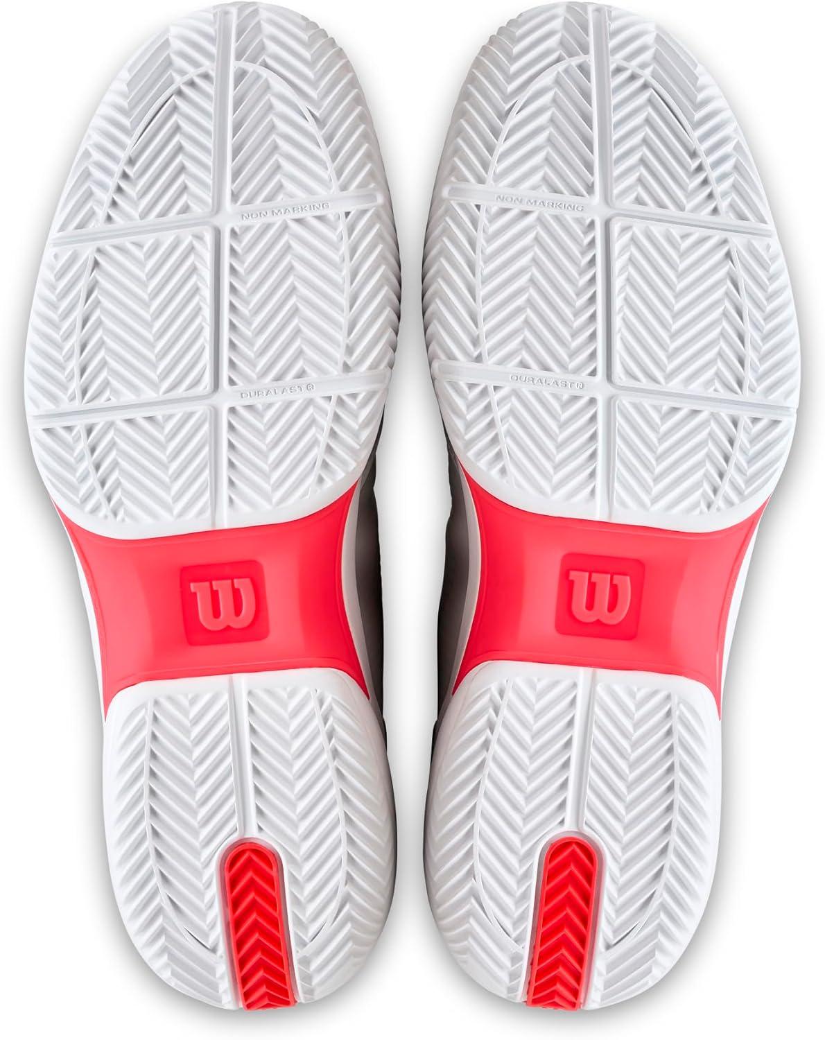 imageWilson Mens Rush Lite 5 Clay Mens Tennis ShoesWhiteBayFiery Coral