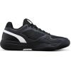 WILSON Men’s Rush Pro 5 Tennis Shoes(Black/White/Stormy Weather)