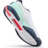 WILSON Men’s Rush Pro 5 Tennis Shoes(White/Bay/Fiery Coral)