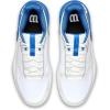 WILSON Men’s Rush Pro 5 Tennis Shoes(White/Deja Vu Blue/Safety Yellow)