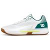 WILSON Men’s Rush Tour 5 Tennis Shoes(White/Evergreen/Gum1a)