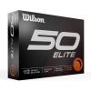 Wilson Fifty Elite Golf Balls – 12 Pack, Orange(1.68 pouces)