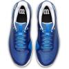 Wilson Mens Rush Lite 5 Clay Men’s Tennis Shoes(Deja Vu Blue/White/Safety Yellow)