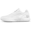 WILSON Men’s Rush Pro 5 Tennis Shoes(White/White/White)