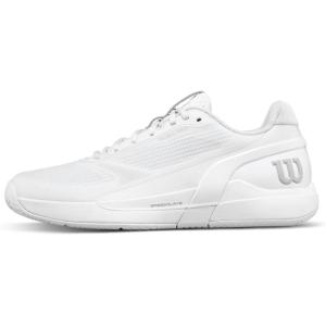 WILSON Men’s Rush Pro 5 Tennis Shoes(White/White/White)