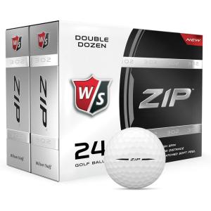 WILSON Staff Zip Golf Balls (Pack of 24)(White)