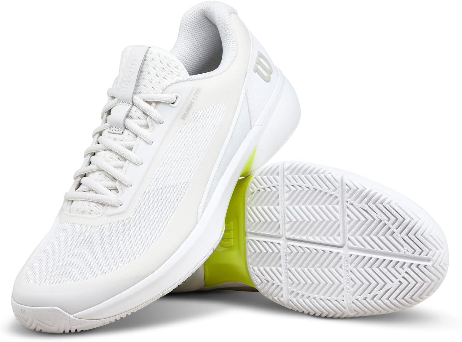 imageWILSON Mens Rush Lite 5 Tennis ShoesWhiteWhiteWhite