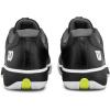 WILSON Men’s Rush Lite 5 Tennis Shoes(Black/White/Safety Yellow)