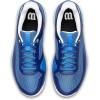 WILSON Men’s Rush Lite 5 Tennis Shoes(Deja Vu Blue/White/Safety Yellow)