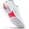 WILSON Men’s Rush Lite 5 Tennis Shoes(White/Bay/Fiery Coral)