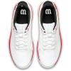 WILSON Men’s Rush Lite 5 Tennis Shoes(White/Black/Infrared)