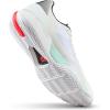 Wilson Mens Rush Tour 5 Clay Men’s Tennis Shoes(White/Bay/Fiery Coral)