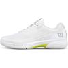 WILSON Men’s Rush Lite 5 Tennis Shoes(White/White/White)