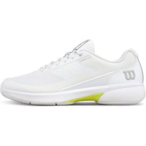 WILSON Men’s Rush Lite 5 Tennis Shoes(White/White/White)