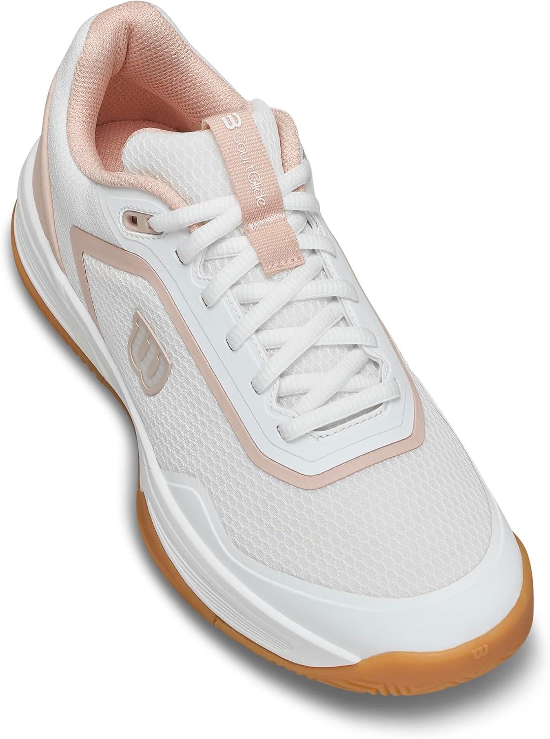 imageWILSON Womens Courtglide Womens Tennis ShoesWhiteCameo RoseGum