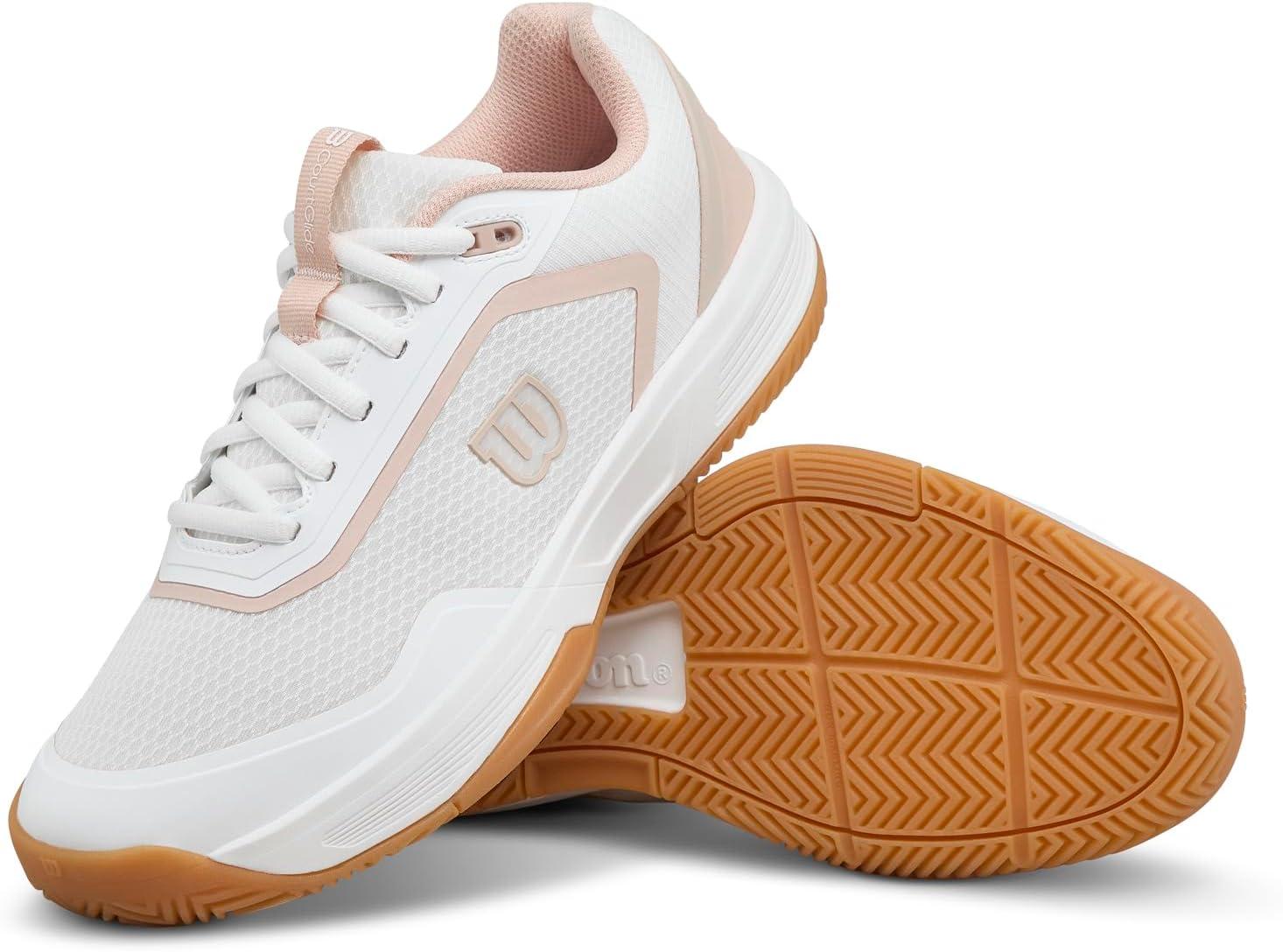 imageWILSON Womens Courtglide Womens Tennis ShoesWhiteCameo RoseGum