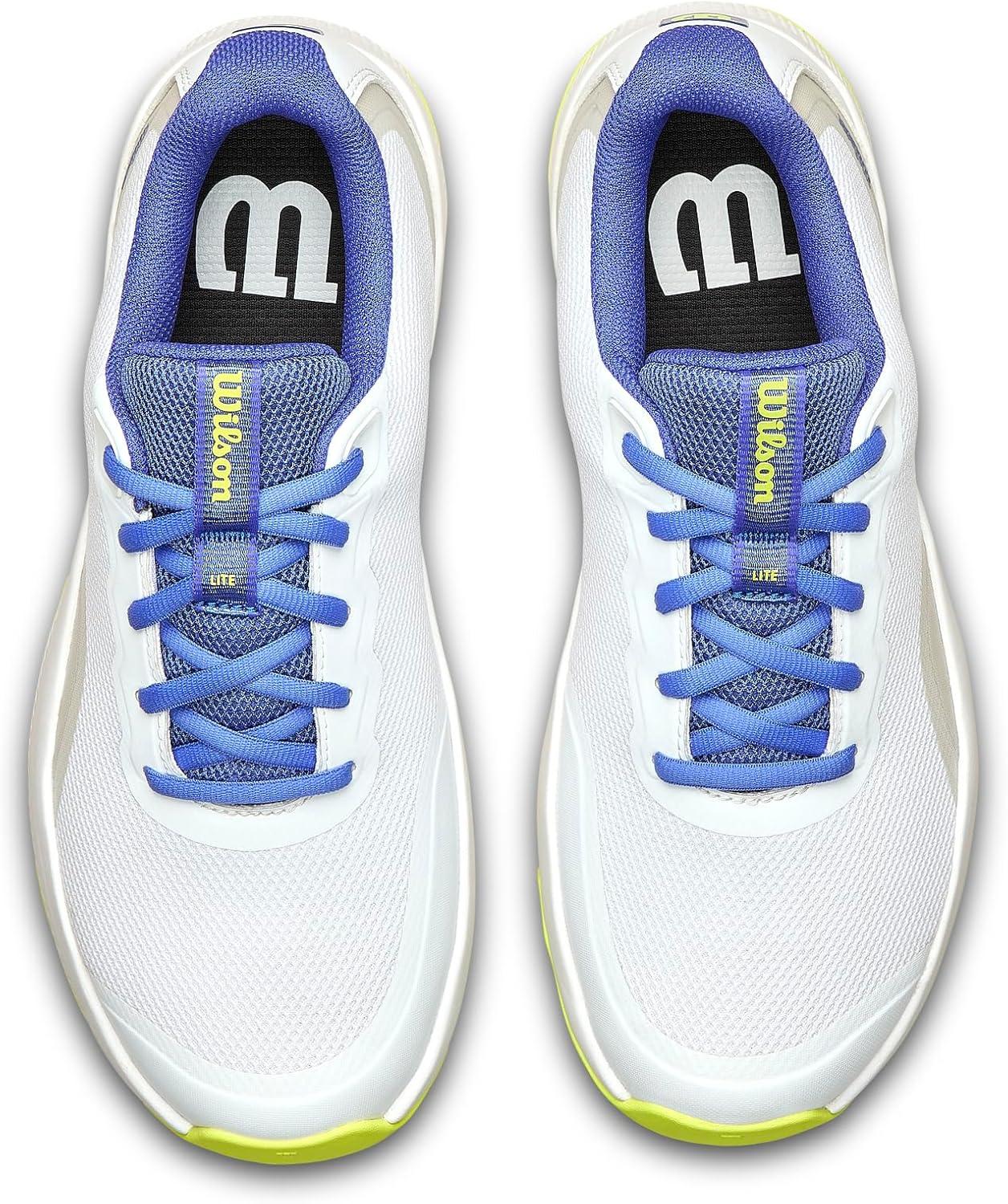 imageWilson Womens Intrigue Lite Womens Tennis ShoesWhiteAmparo BlueSafety Yellow