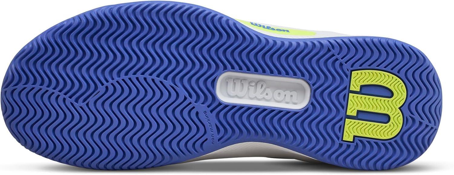 imageWilson Womens Intrigue Pro Womens Tennis ShoesWhiteAmparo BlueSafety Yellow