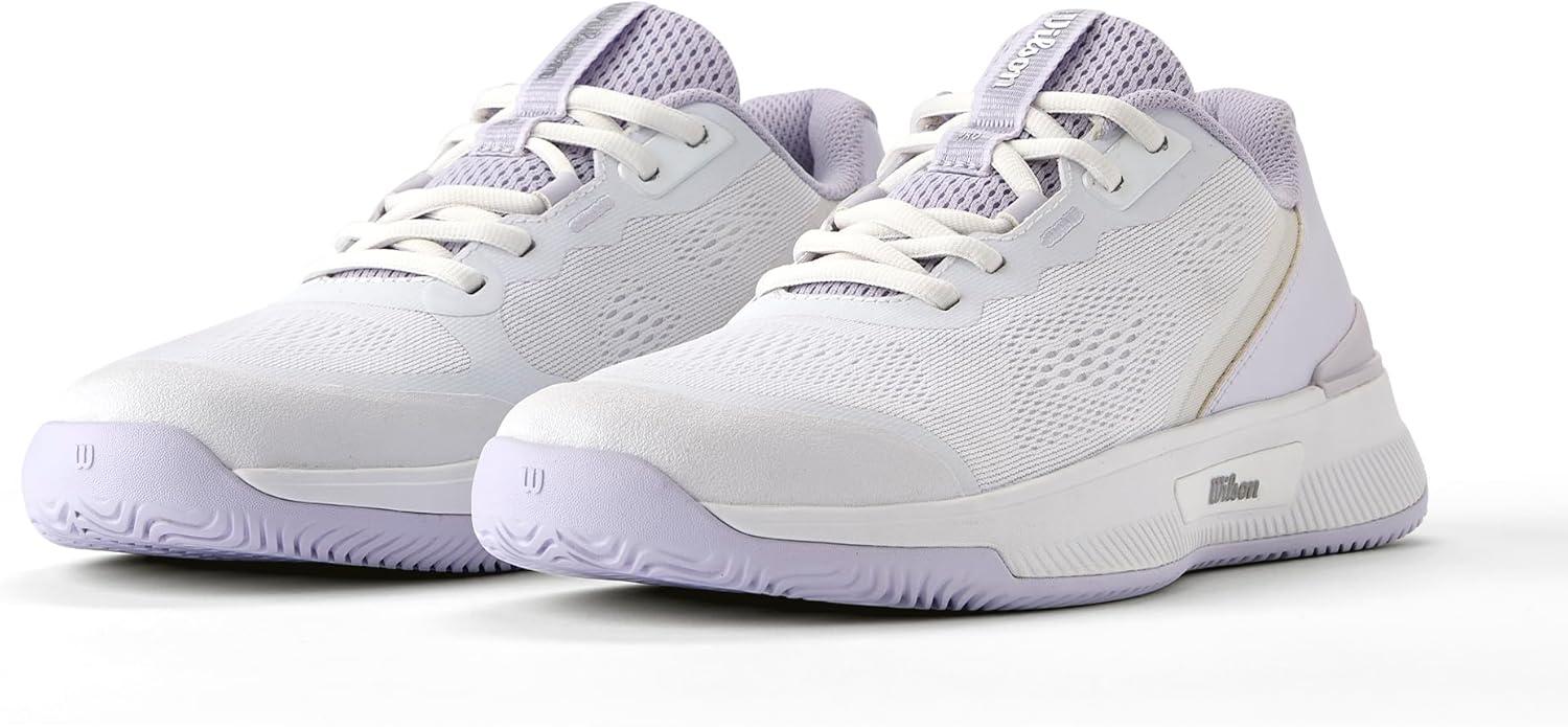 imageWilson Womens Intrigue Pro Womens Tennis ShoesWhiteLavender BlueSilver