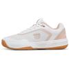 WILSON Women’s Courtglide Women’s Tennis Shoes(White/Cameo Rose/Gum)
