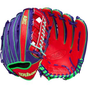 Wilson Spring 2026 A2K® Baseball Gloves(Purple/Red/Neon Green)