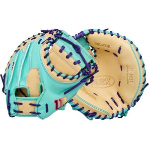 Wilson Spring 2026 A2K® Baseball Gloves(Seafoam /Blonde /Purple)