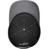WILSON A2000 Leather Patch Snapback Hat(Charcoal/Black)