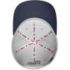 WILSON A2000 Leather Patch Snapback Hat(Navy/White)