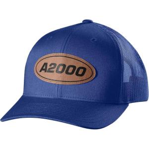 WILSON A2000 Leather Patch Snapback Hat(Royal)