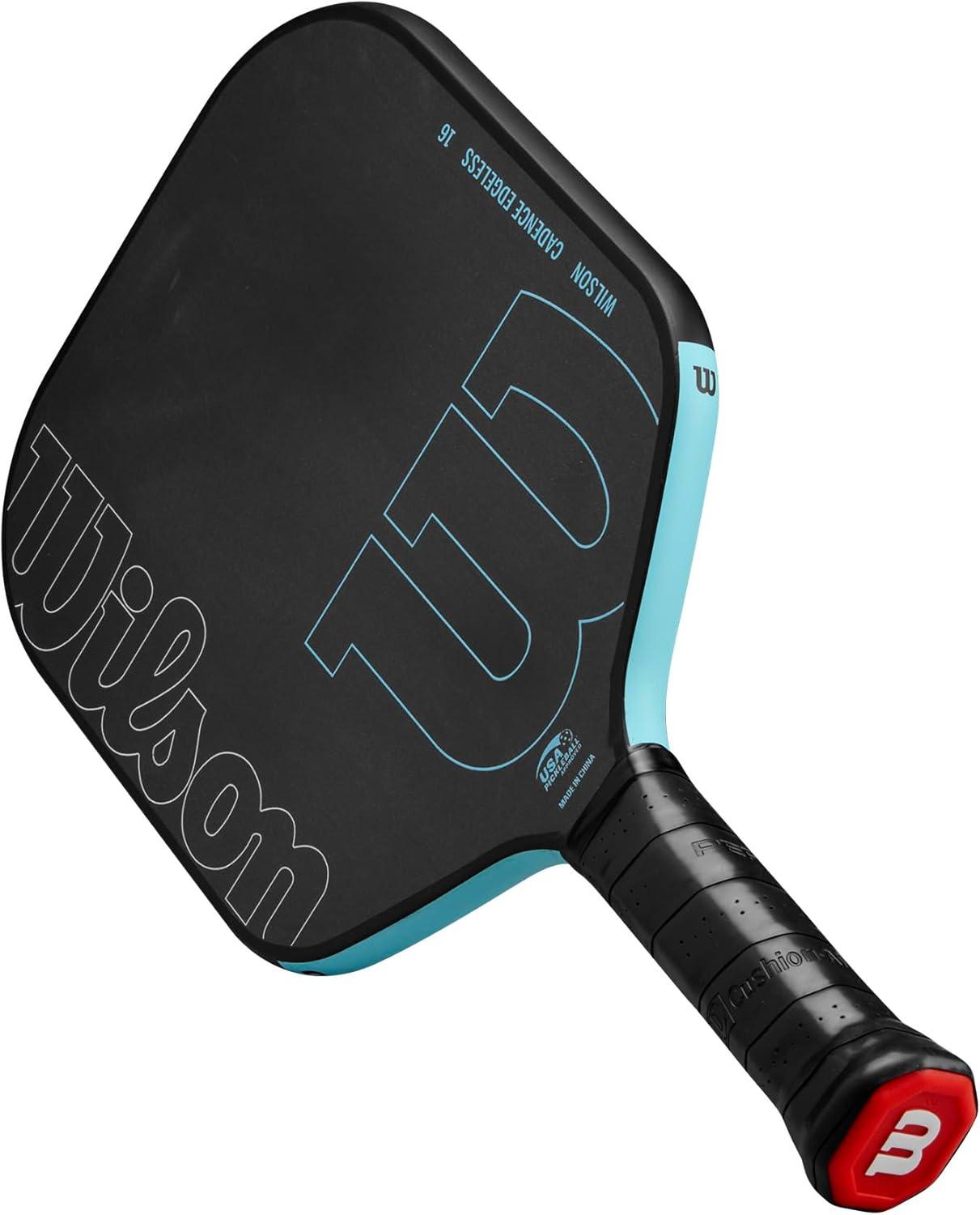 imageWilson Cadence Edgeless 16 Pickleball PaddleBlackBlue